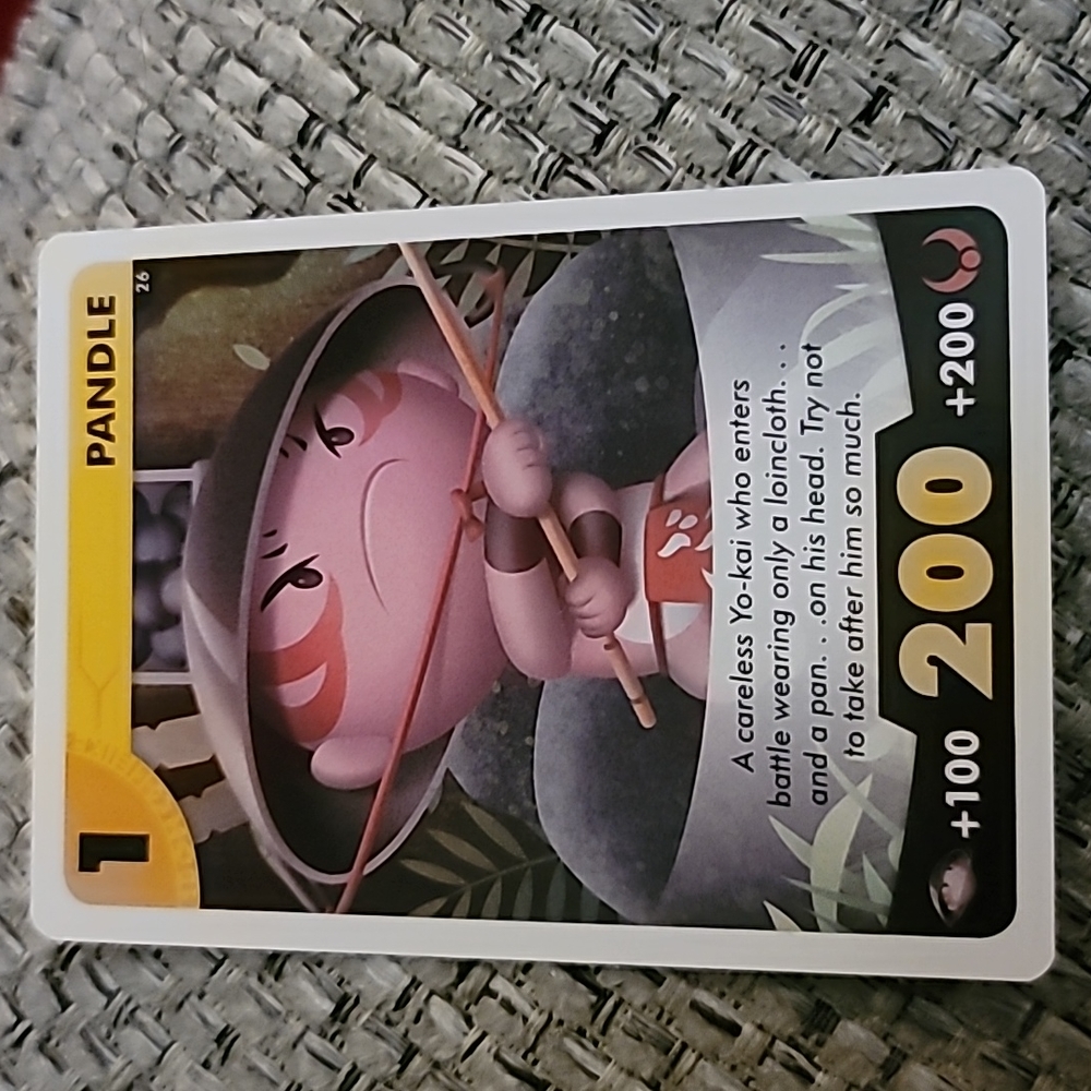 Pandle 200 (1)Yo-Kai Watch Card